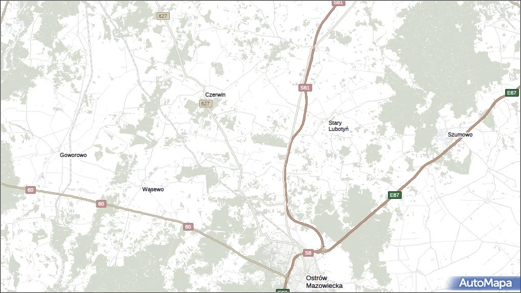 Mapa Zalesie Gajówka Zalesie Gajówka na mapie Targeo